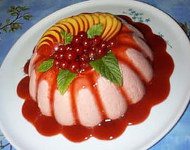 Bavarois � la framboise