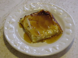 Flan de poires au miel