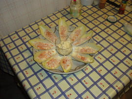 Barquettes d endives au crabe