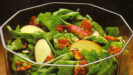 Salade d �pinards crus