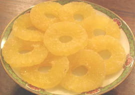 Ananas confit et givr�