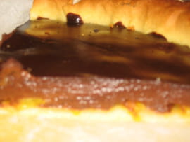 Tarte � l orange confite et au chocolat