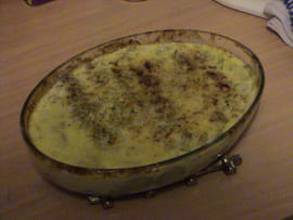 Gratin de concombre