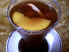 Cocktail rafra�chissant � la p�che