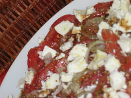 Salade de tomates et feta