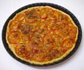 Tarte d �t� aux tomates