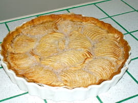 Tarte pommes bananes noix de coco
