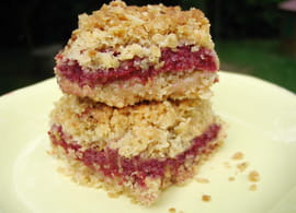 Carr�s croustillants � la framboise