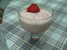 Mousse � la fraise