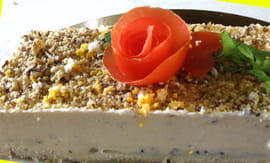 Entremets au roquefort et aux noix