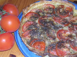 Tarte mozzarella tomates