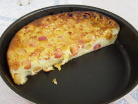 Clafoutis amandine aux bigarreaux