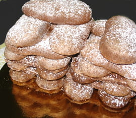 Biscuits � la cuill�re au chocolat