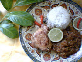 Poulet en yassa