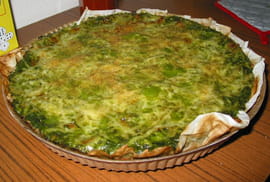 Tarte feuillet�e �pinards brocolis