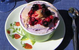 Souffl� l�ger aux framboises