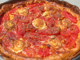 Tarte d �t� � la tomate
