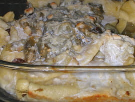 Cannellonis aux aubergines
