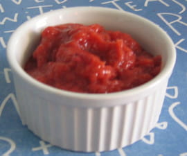 Compote pommes-fraises l�g�re