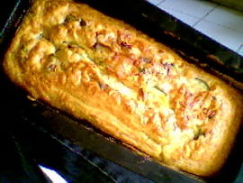 Cake ch�vre-courgettes