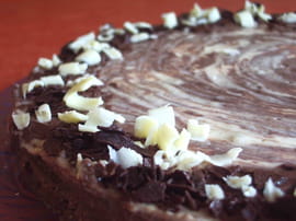 Tarte chocolat-vanille