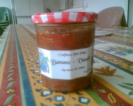 Confiture de bananes � la vanille