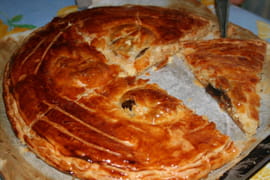Galette aux figues confites � la cr�me d amande