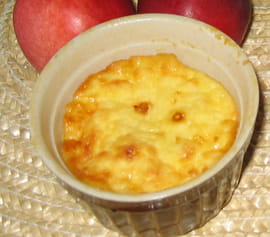 Flan l�ger au brugnon