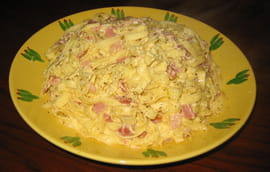 Tagliatelles � la carbonara