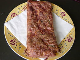 Cake aux l�gumes et lardons