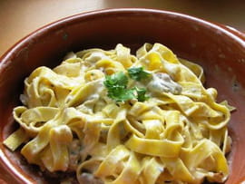 Tagliatelles au bleu et aux noix