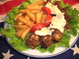 Poulet frit � l am�ricaine