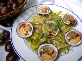 Amandes de mer aux ch�taignes