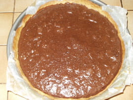 Tarte au chocolat et noix de coco