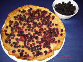 Tarte aux pommes et aux m�res