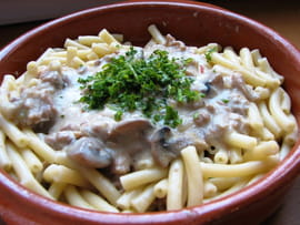 Sauce facile aux champignons