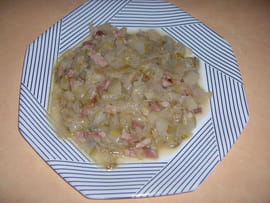 Fondue d endives aux lardons