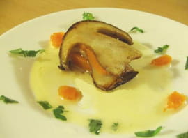 Millefeuille de c�pes au potiron et agrumes