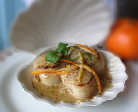 Saint-Jacques � la mandarine