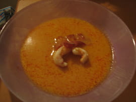 Velout� de langoustines