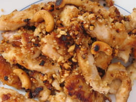 Blancs de poulet aux noix de cajou