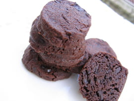 Sabl�s au chocolat et fleur de sel
