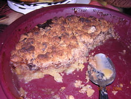 Crumble pommes/chocolat