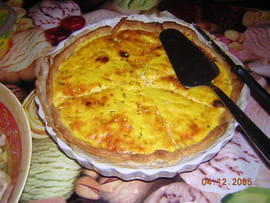 Tarte au saumon fum�