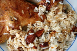 Poulet aux amandes