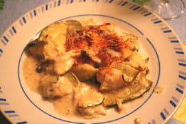 Lasagnes courgette et cabillaud