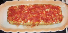 Pain aux oeufs et � la tomate