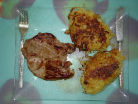 Paillassons de pommes de terre