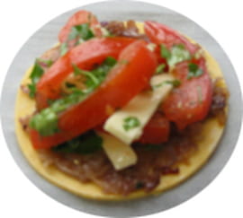 Pissaladi�re tomate-mozzarella