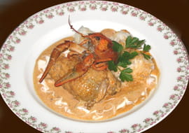 Poulet aux �crevisses